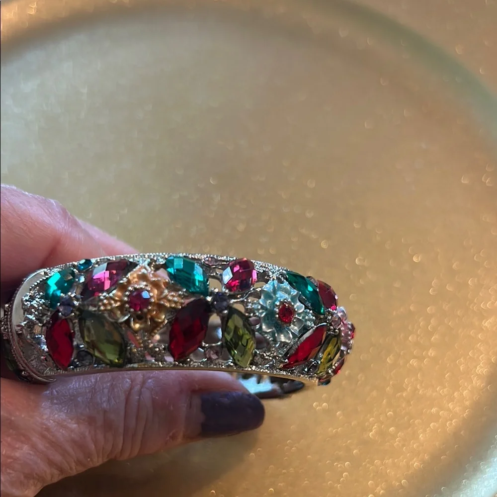 Elegant Multicolor Gemstone Bracelet